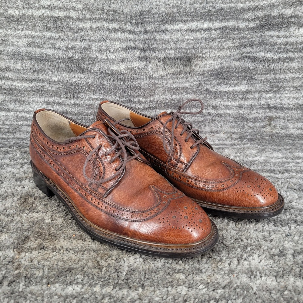Imperial Grade Regal Wing Tip Brogue Brown Leather Oxford USA‎ Mens 7.5